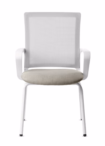 Silla de reunión Link White