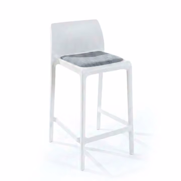 Taburete Nepal asiento tapizado